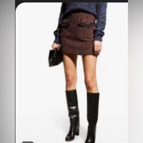 Veronica Beard Adriel Skirt, new with tags, size 8, Cognac Multi: $180 - Picture 1 of 1